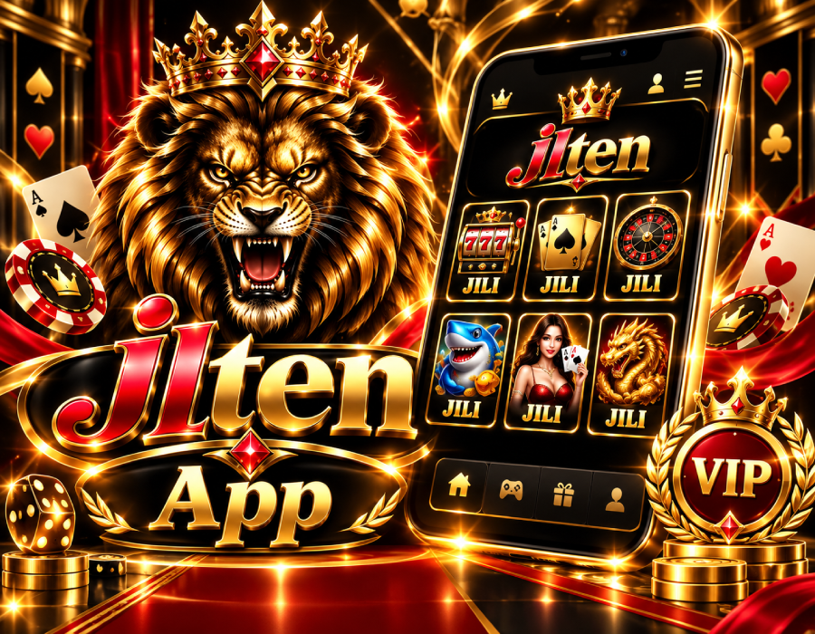 JLTEN app page for mobile login register and game entry